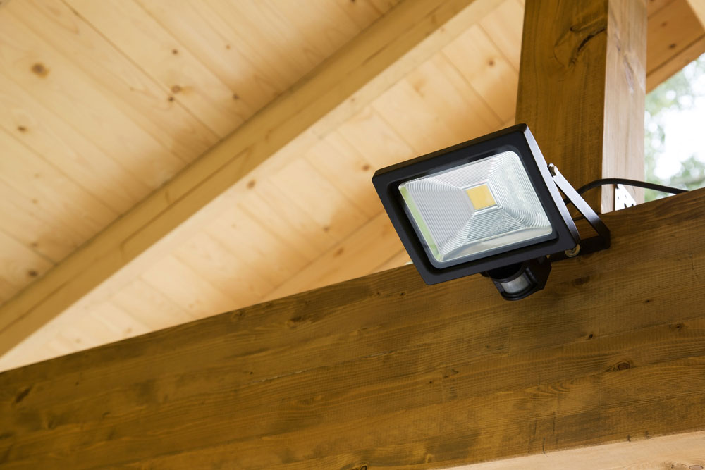 Led projector with motion sensor