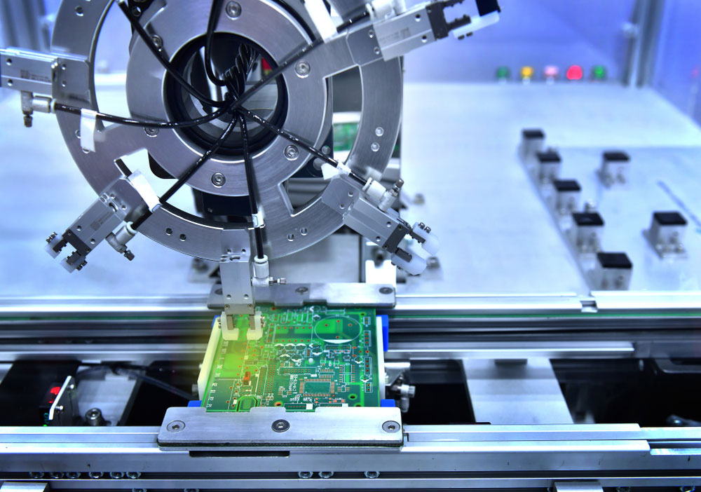 The technological manufacturing process of de soldering and assembly components on circuit board.