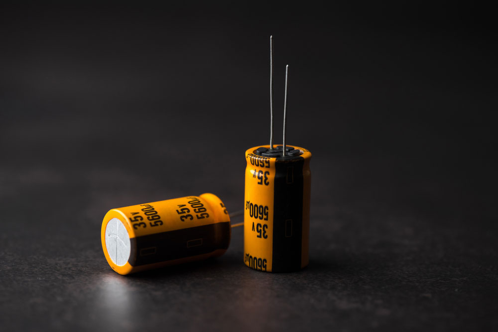 Isolated capacitor, used in the electronic device.