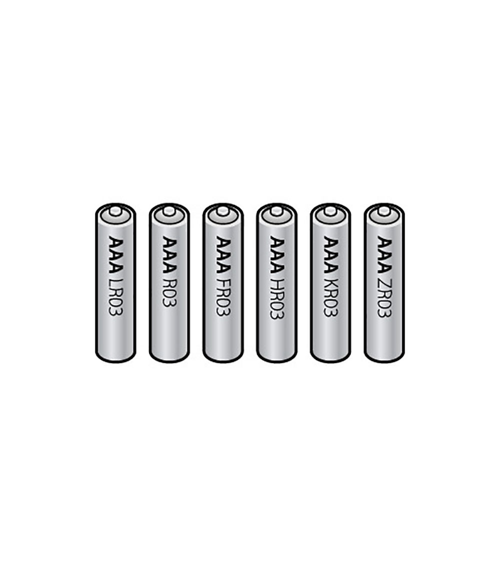AAA battery equivalents.